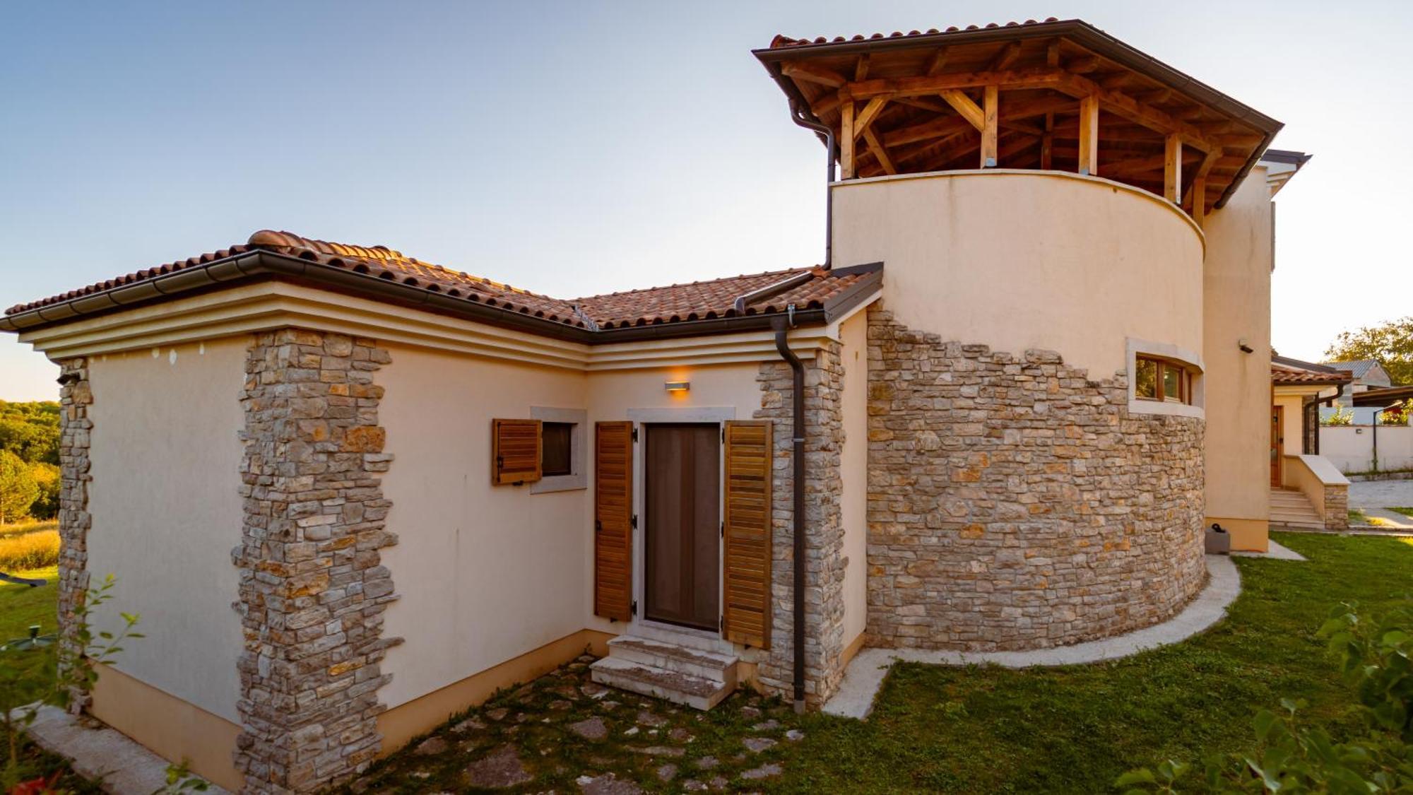 Villa Arton Heated Swimming-Pool Zminj Bagian luar foto