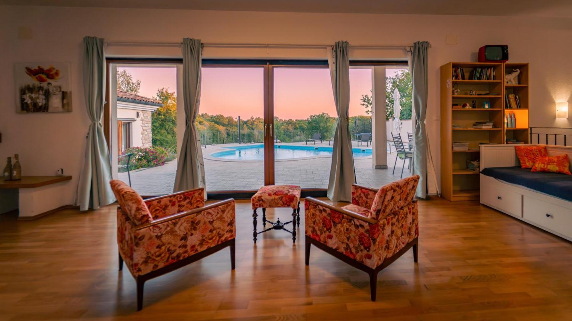 Villa Arton Heated Swimming-Pool Zminj Bagian luar foto