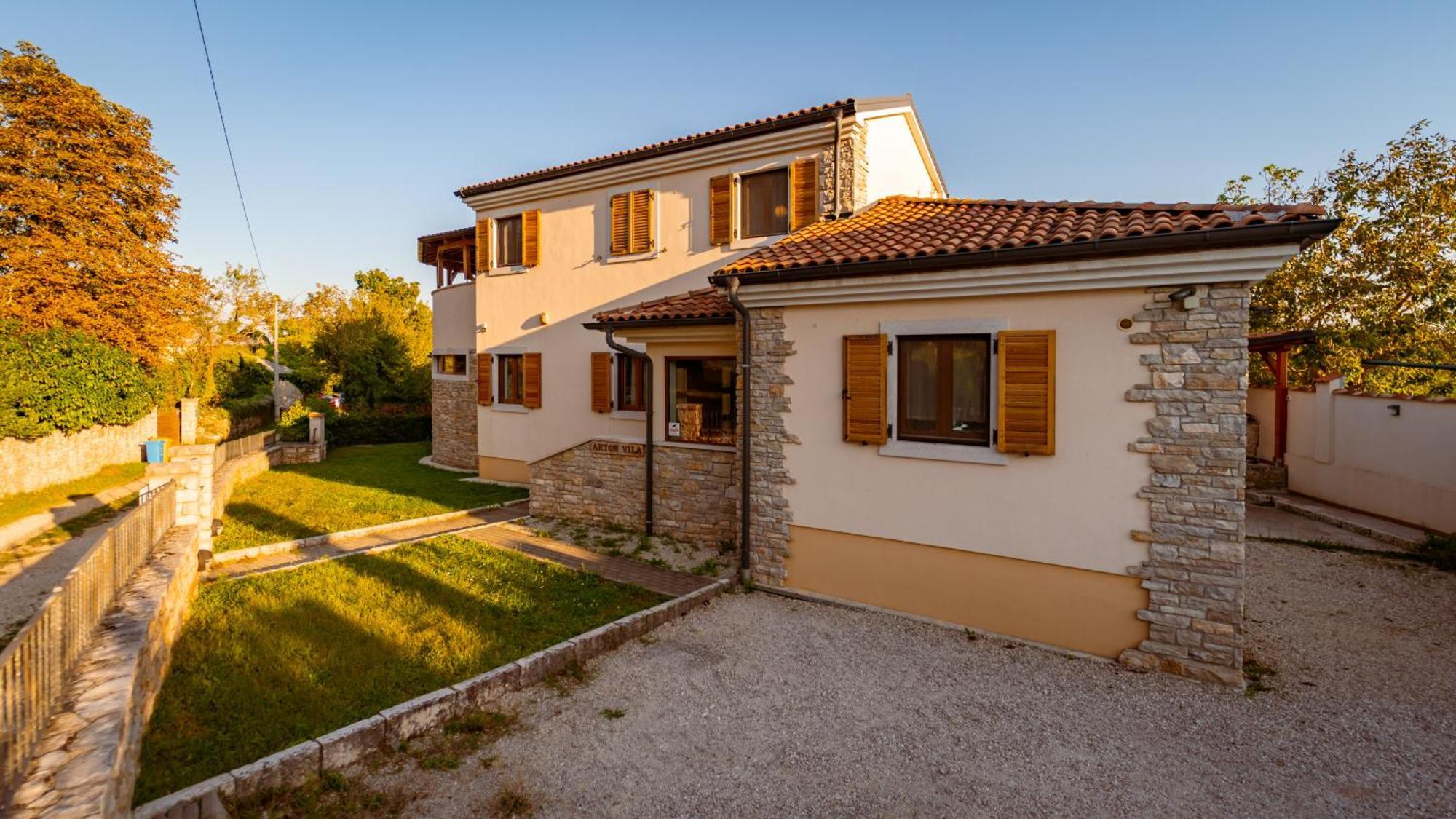 Villa Arton Heated Swimming-Pool Zminj Bagian luar foto